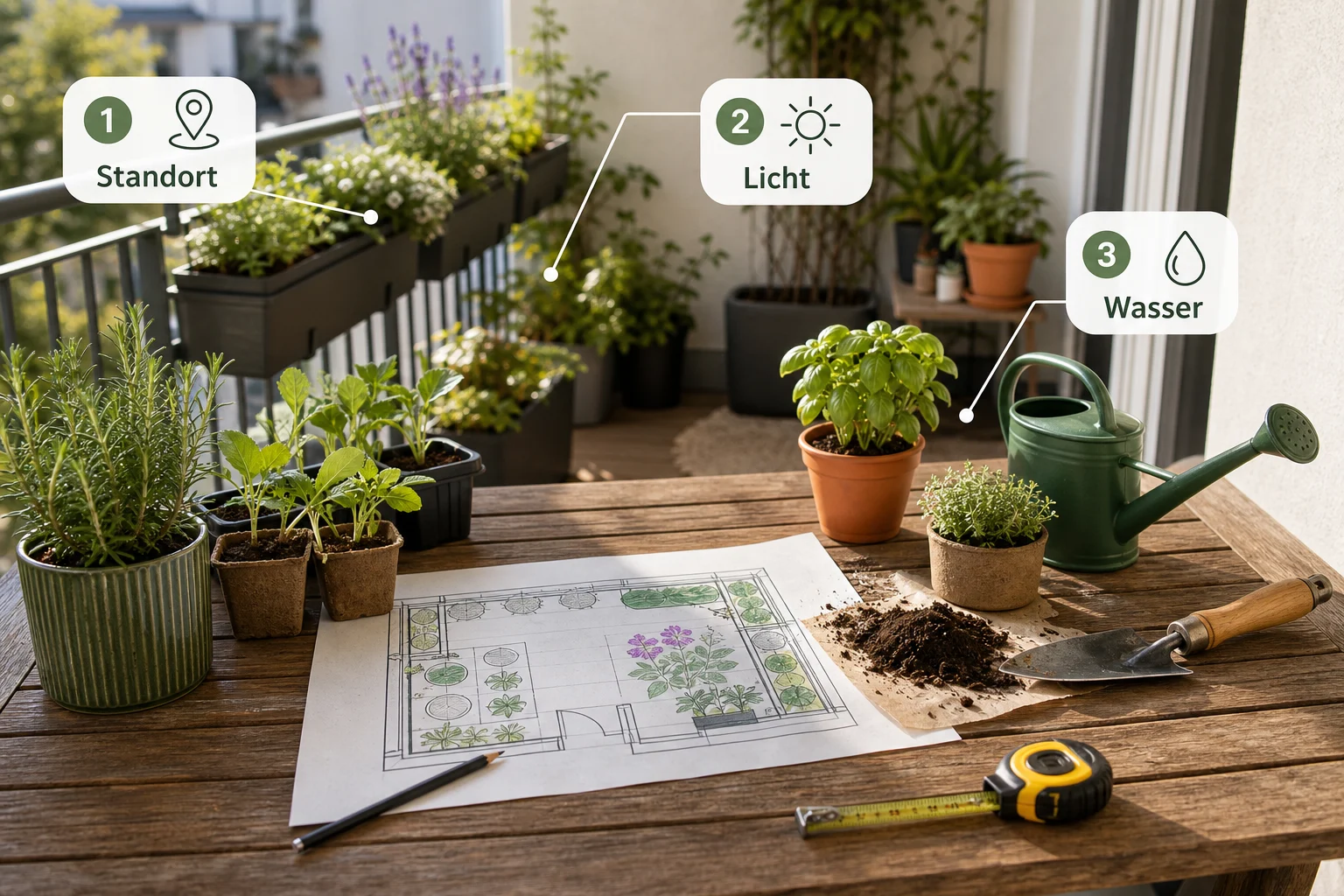 Infografik: Voraussetzungen, Standort und richtige Planung - Anfängerfehler Garten Vermeiden: Anleitung, Tipps und häufige Fehler