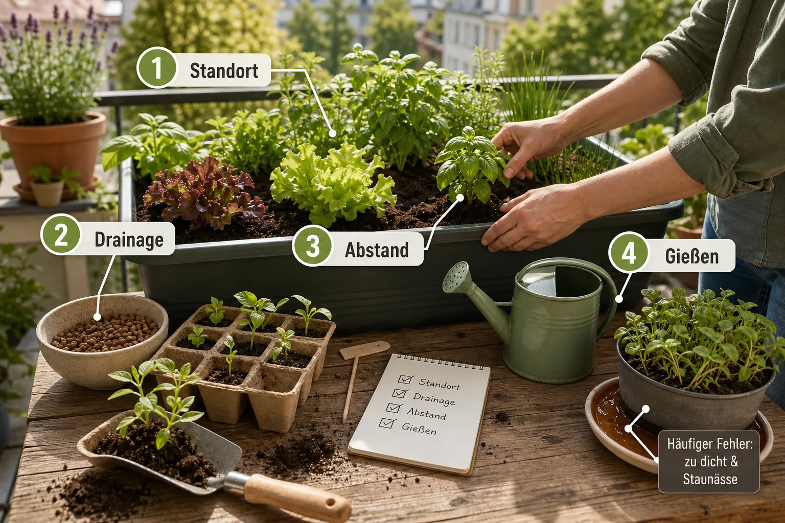 Infografik: Schritt-für-Schritt-Anleitung - Anfängerfehler Garten Vermeiden: Anleitung, Tipps und häufige Fehler