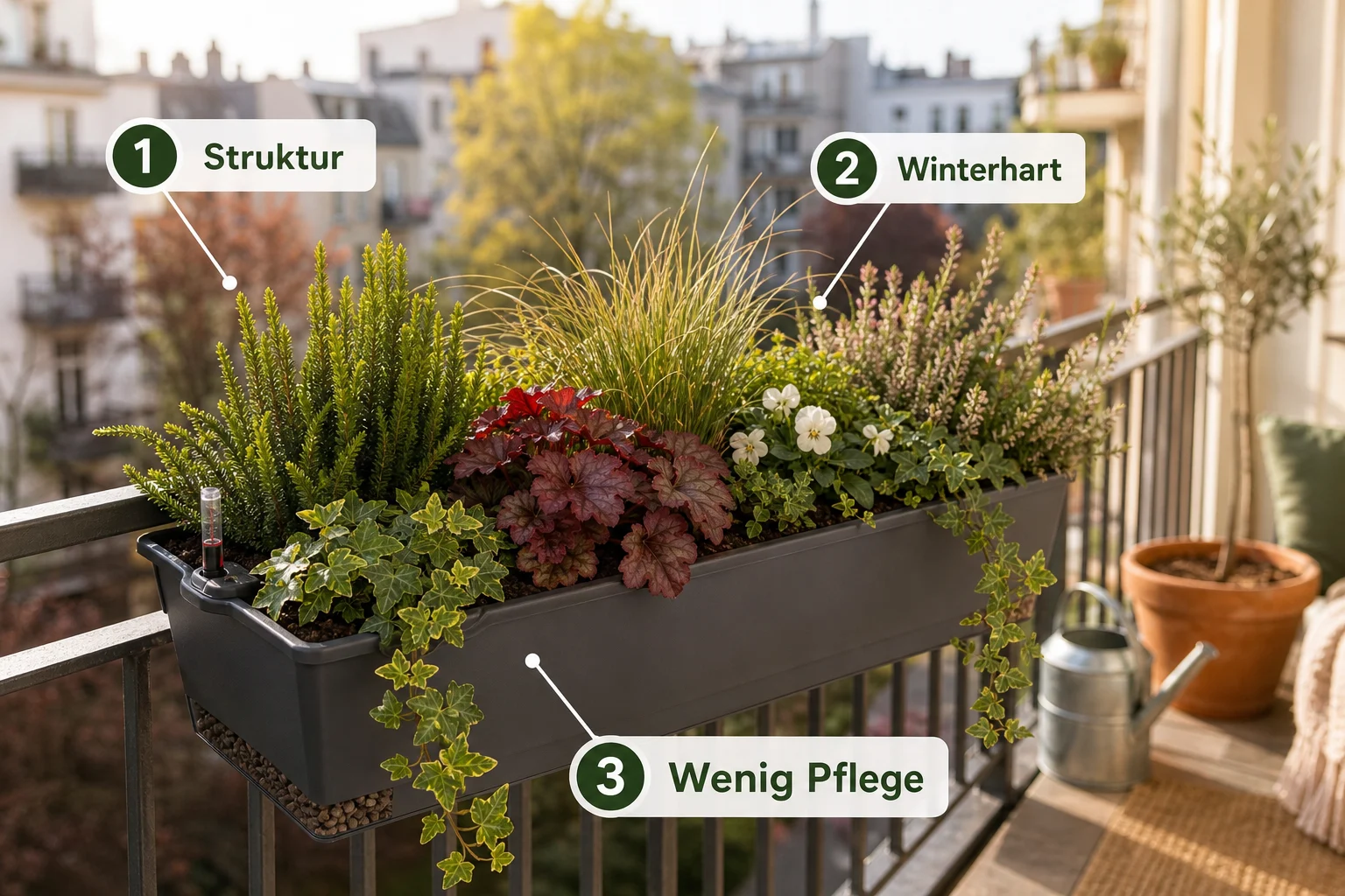 Infografik: Fazit - Blumenkästen Bepflanzen Ganzjährig Pflegeleicht: Anleitung, Tipps und häufige Fehler