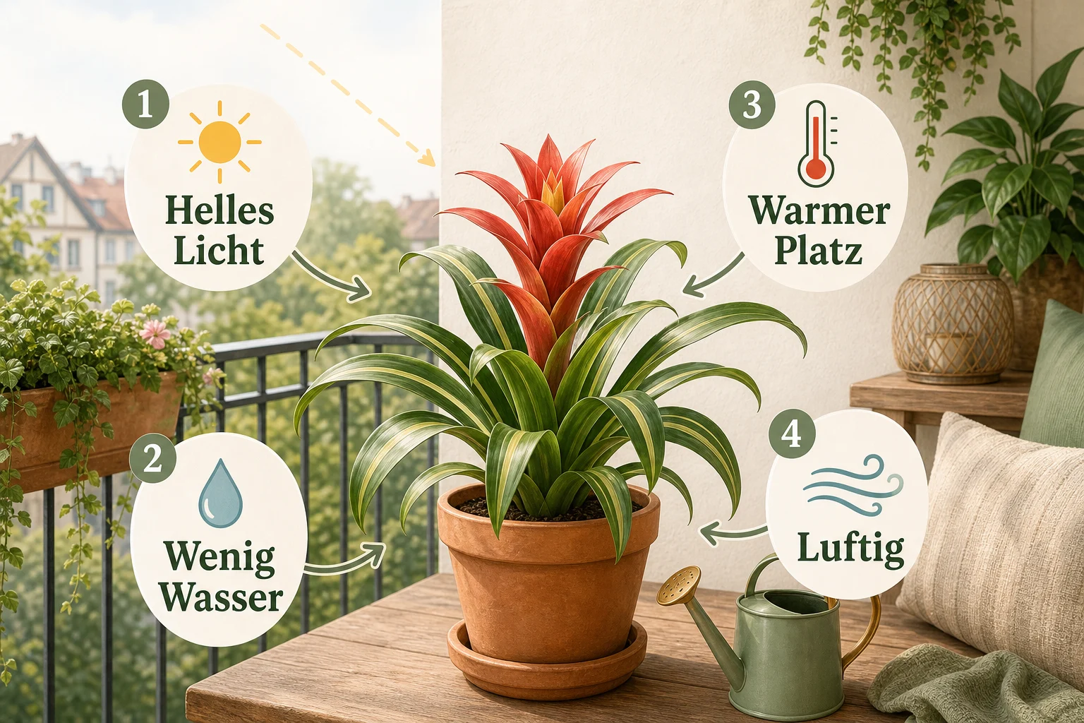 Infografik: Voraussetzungen, Standort und richtige Planung - Bromelien Pflege Standort Gießen: Anleitung, Tipps und häufige Fehler