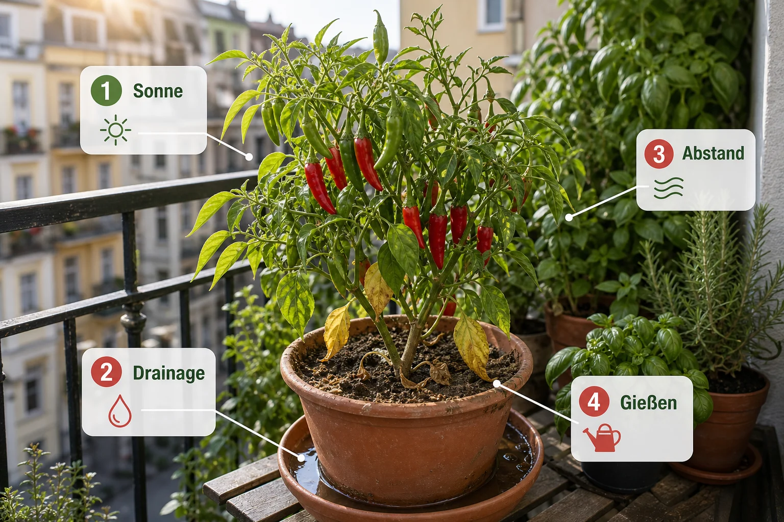 Infografik: Häufige Fehler und wie Sie sie vermeiden - Chili Pflanzen Balkon Standort Pflege: Anleitung, Tipps und häufige Fehler