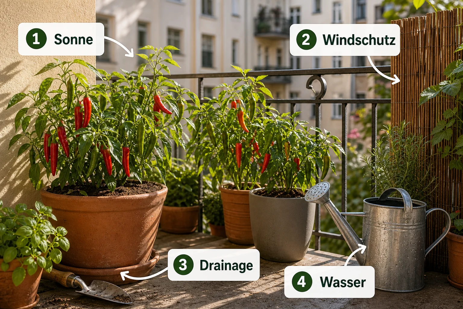 Infografik: Praktische Checkliste - Chili Pflanzen Balkon Standort Pflege: Anleitung, Tipps und häufige Fehler