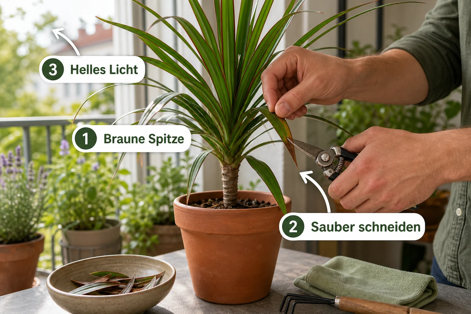 Infografik: Einführung: Was Sie zu drachenbaum pflege schneiden tipps wissen sollten - Drachenbaum Pflege Schneiden Tipps: Anleitung, Tipps und häufige Fehler