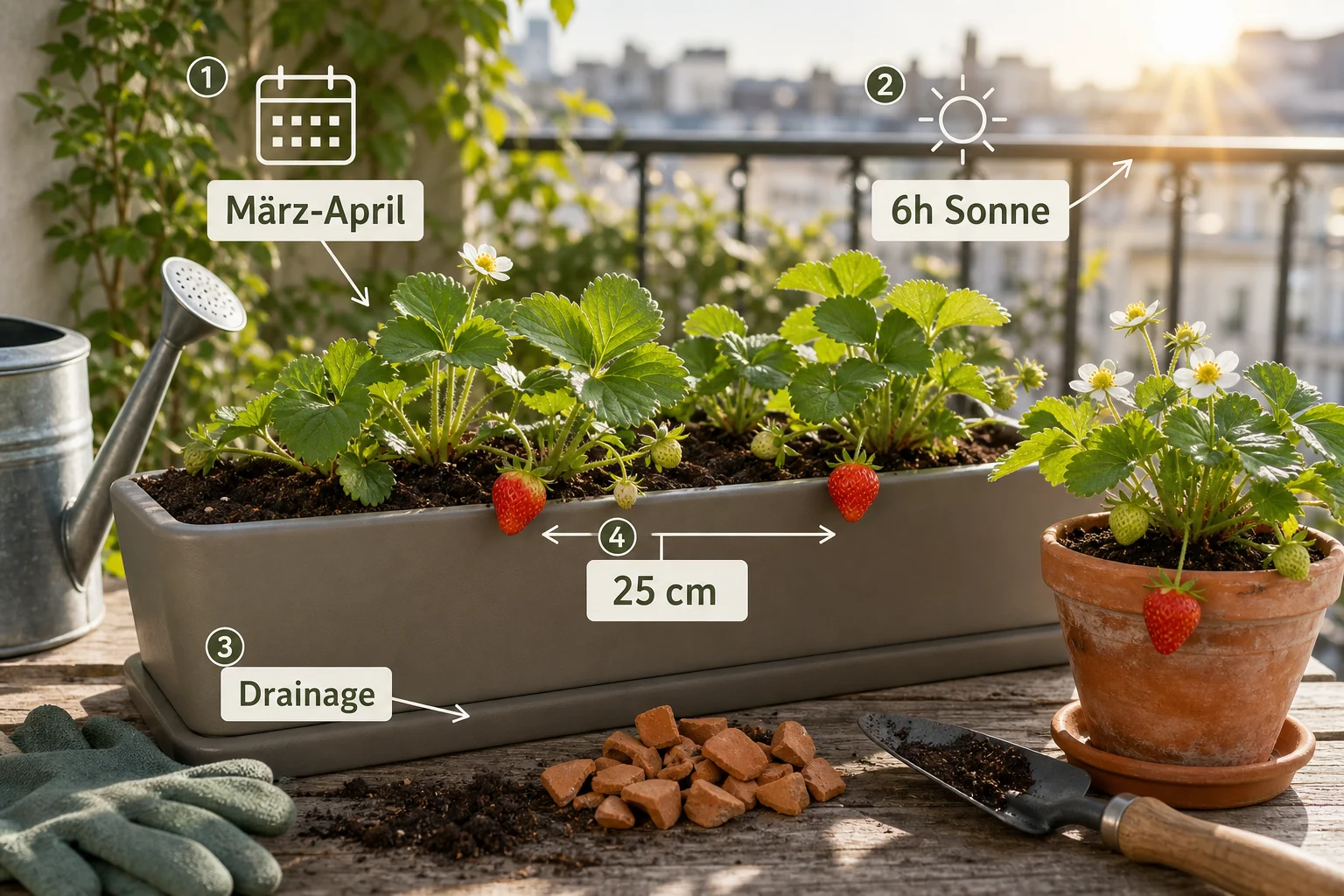 Infografik: Einführung: Was Sie zu erdbeeren balkon pflanzen zeitpunkt tipps wissen sollten - Erdbeeren Balkon Pflanzen Zeitpunkt Tipps: Anleitung, Tipps und häufige Fehler