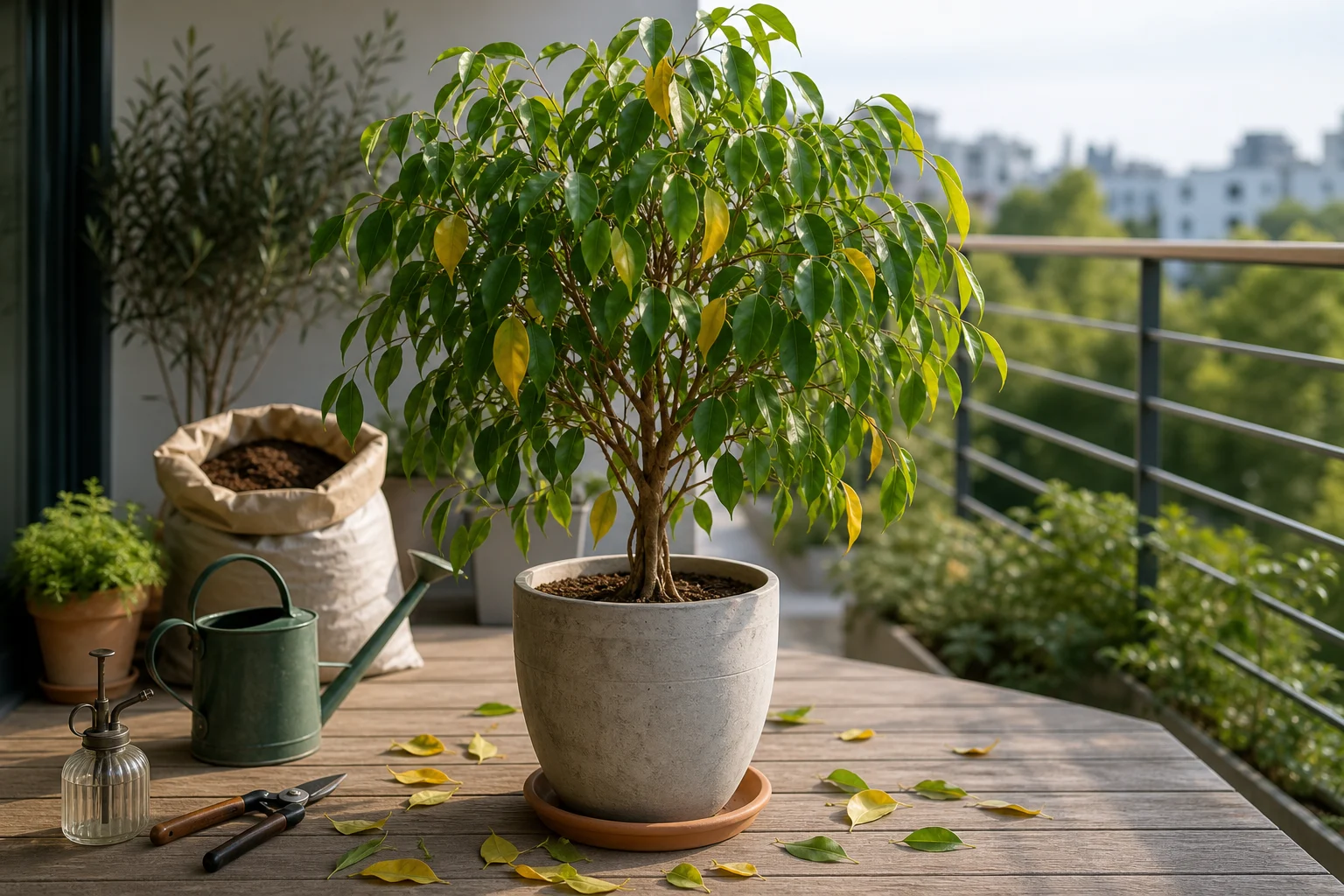 Ficus benjamini pflege blätter fallen Ratgeber