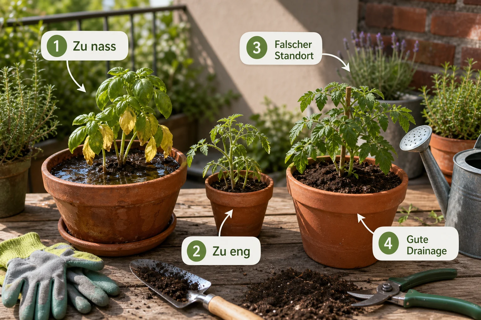 Infografik: Häufige Fehler und wie Sie sie vermeiden - Garten Anfänger Tipps Erste Schritte: Schritt-für-Schritt erklärt