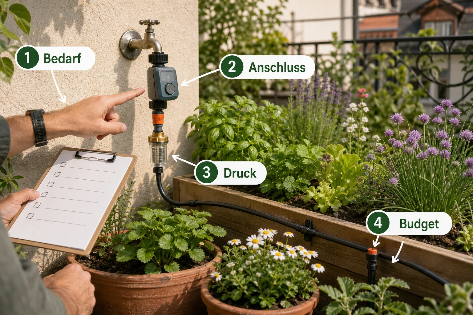 Infografik: Auswahlkriterien für Bewässerung - Garten Bewässerung Automatisch Günstig: Anleitung, Tipps und häufige Fehler