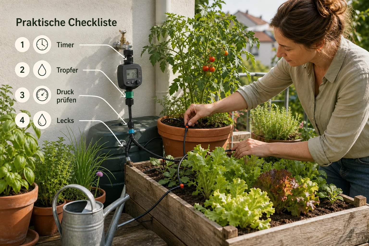 Infografik: Praktische Checkliste - Garten Bewässerung Automatisch Günstig: Anleitung, Tipps und häufige Fehler