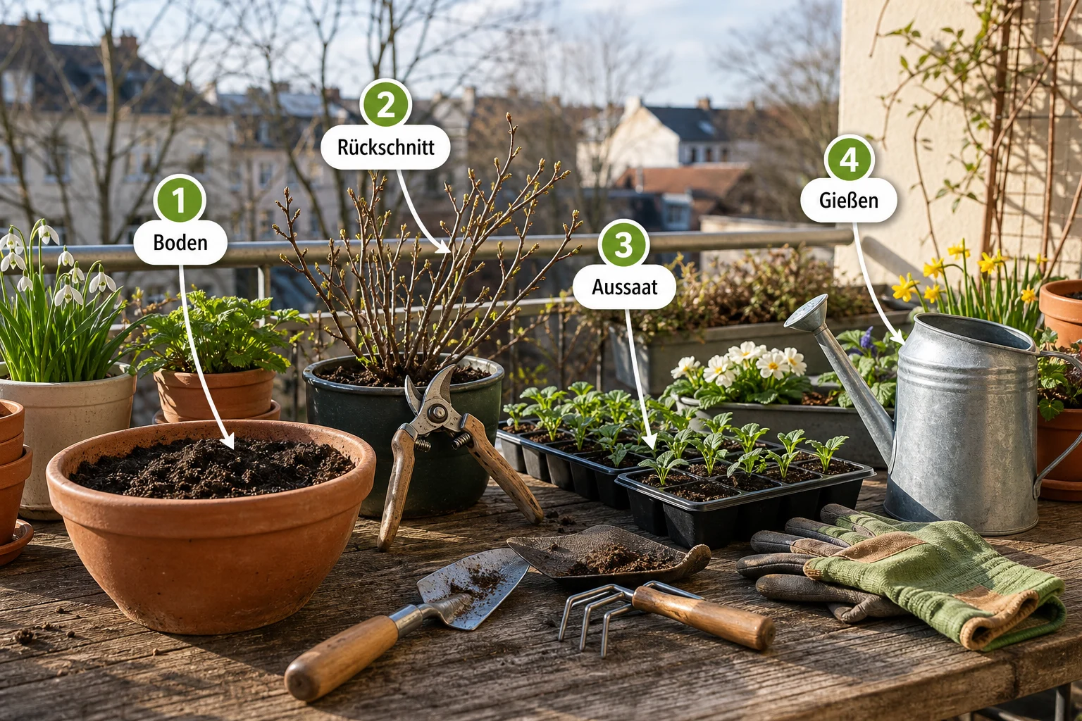 Infografik: Einführung: Was Sie zu garten frühling checkliste arbeiten wissen sollten - Garten Frühling Checkliste Arbeiten: praktische Checkliste