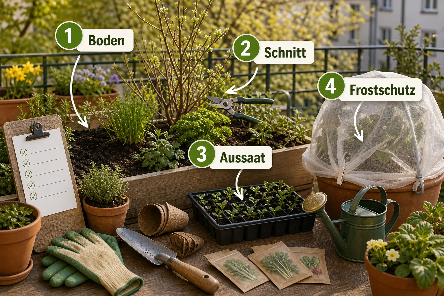 Infografik: Auswahlkriterien für Frühling - Garten Frühling Checkliste Arbeiten: praktische Checkliste