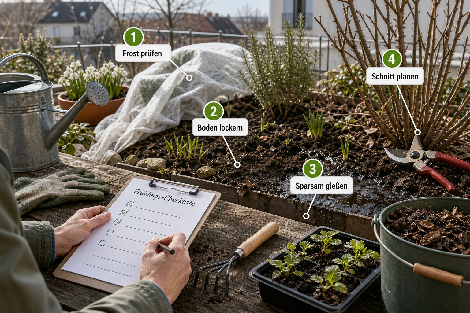 Infografik: Häufige Fehler und wie Sie sie vermeiden - Garten Frühling Vorbereiten Checkliste: praktische Checkliste