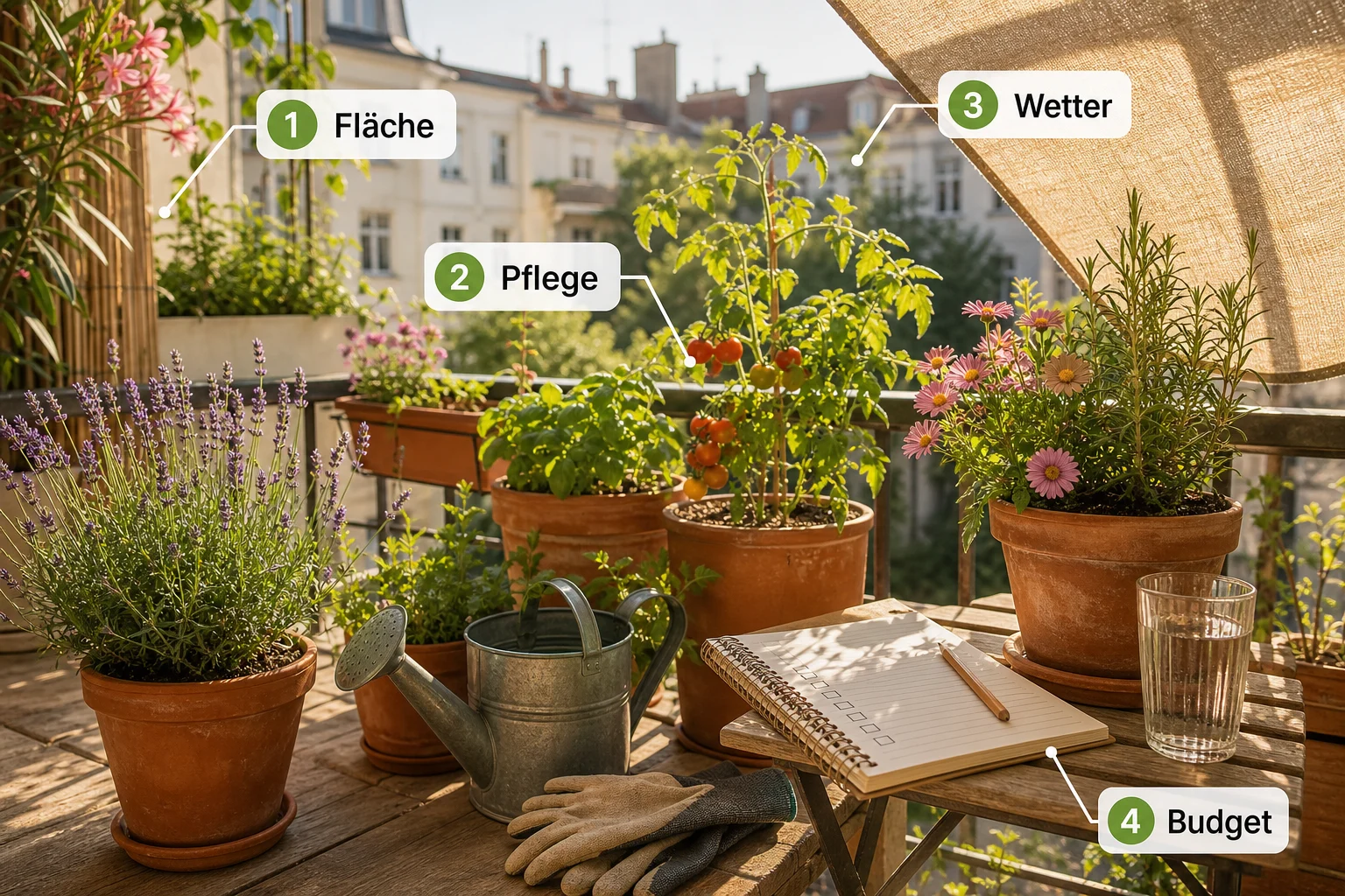 Infografik: Checkliste vor der Umsetzung - Garten Sommer Pflege Hitze: Anleitung, Tipps und häufige Fehler