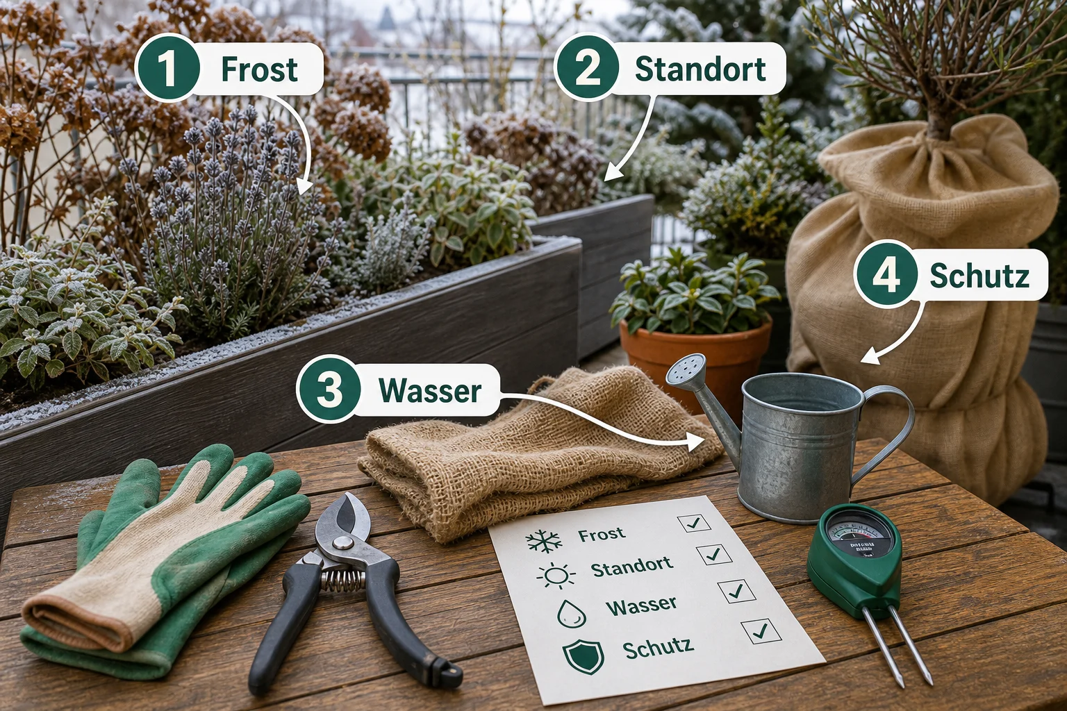 Infografik: Auswahlkriterien für Winter - Garten Winter Arbeiten Erledigen: Anleitung, Tipps und häufige Fehler