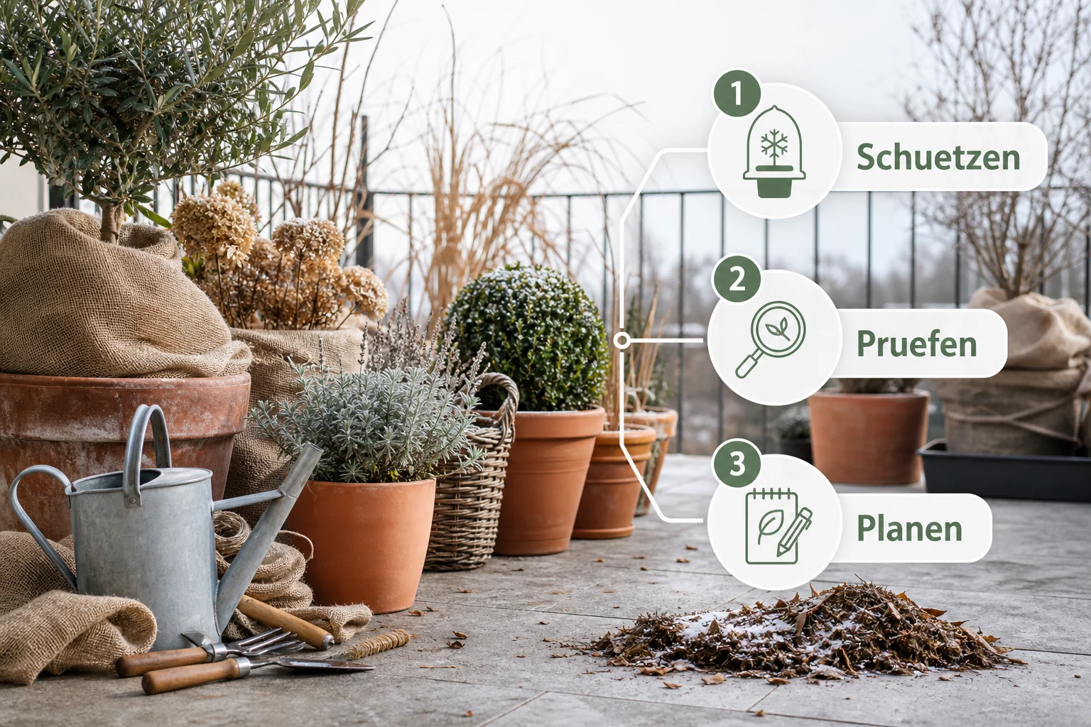 Infografik: Fazit - Garten Winter Arbeiten Erledigen: Anleitung, Tipps und häufige Fehler