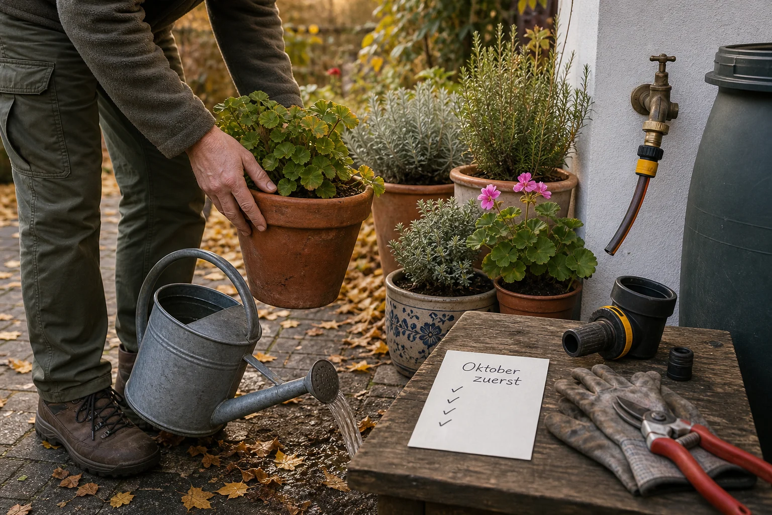 Foto: Was sollten Sie im Oktober und November zuerst erledigen? - Garten Winterfest Machen Checkliste: praktische Checkliste