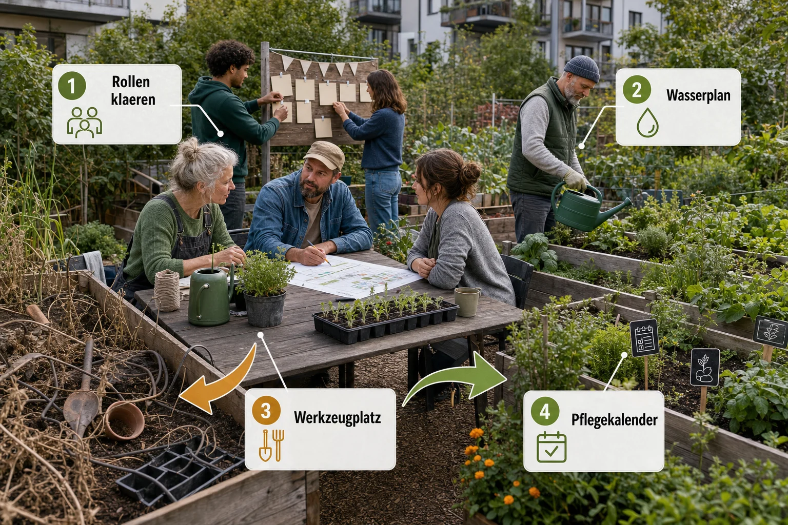 Infografik: Häufige Fehler und wie Sie sie vermeiden - Gemeinschaftsgarten Anlegen Organisation: Anleitung, Tipps und häufige Fehler