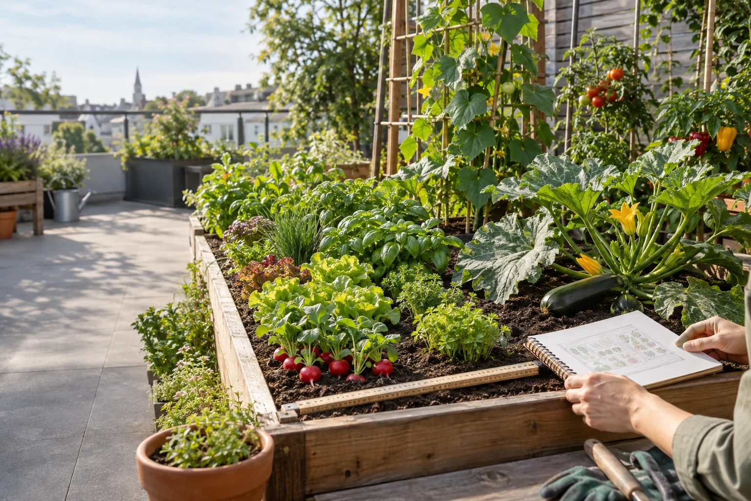 Foto: Wie viel Gemüsefläche benötigen Sie wirklich? - Gemüsebeet Anlegen Größe Planung: Anleitung, Tipps und häufige Fehler