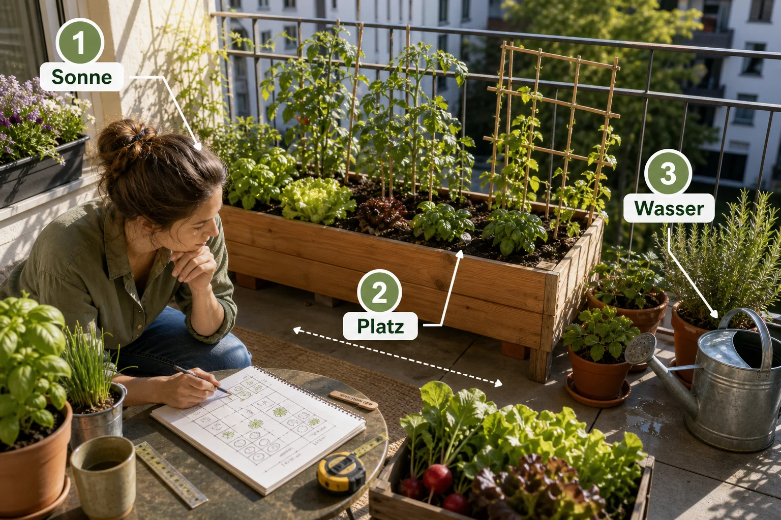 Infografik: Voraussetzungen, Standort und richtige Planung - Gemüse Anbauen Kleine Fläche Planen: Anleitung, Tipps und häufige Fehler