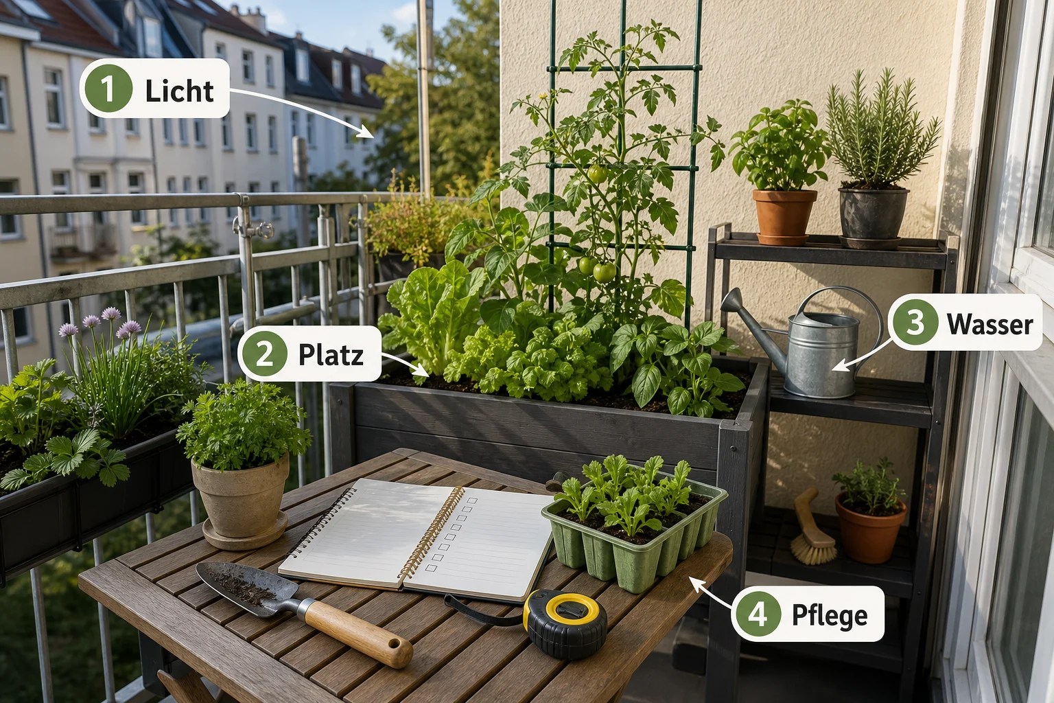 Infografik: Praktische Checkliste - Gemüse Anbauen Kleine Fläche Planen: Anleitung, Tipps und häufige Fehler