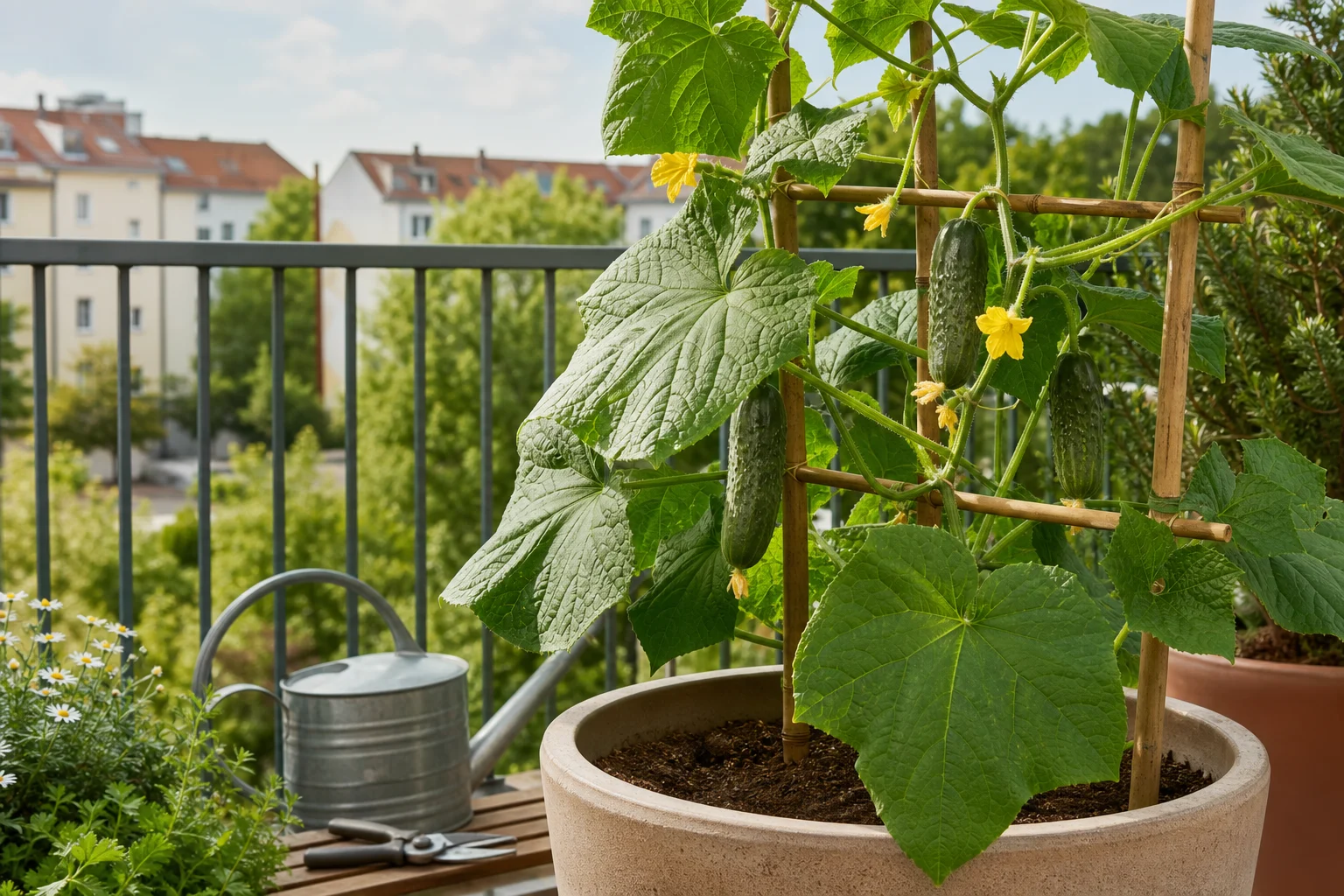Gurken Balkon Anbauen Rankhilfe Topf: Anleitung, Tipps und häufige Fehler