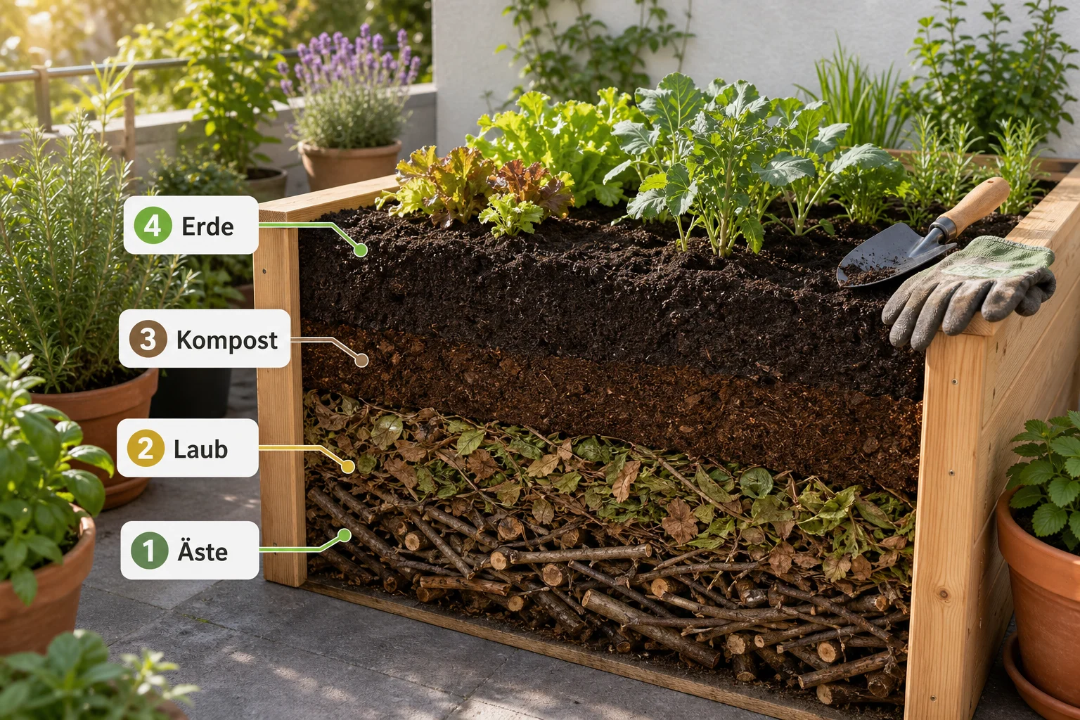 Infografik: Einführung: Was Sie zu hochbeet befüllen schichten reihenfolge anleitung wissen sollten - Hochbeet Befüllen Schichten Reihenfolge Anleitung: Schritt-für-Schritt erklärt