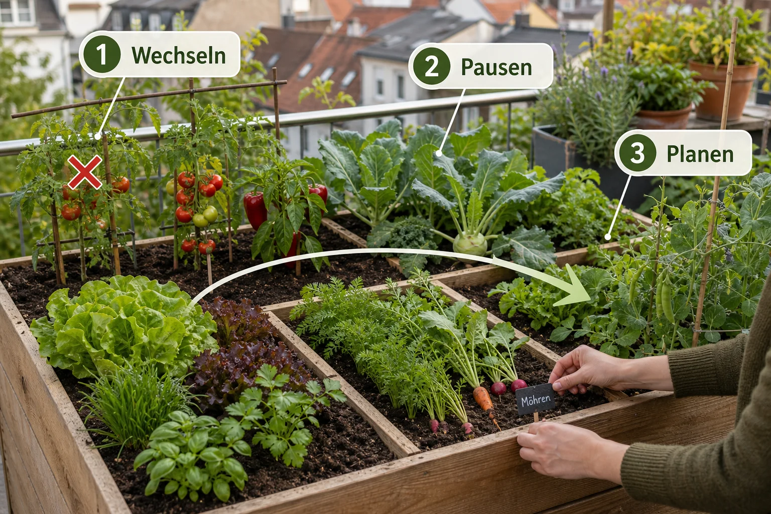 Infografik: Häufige Fehler und wie Sie sie vermeiden - Hochbeet Fruchtfolge Tabelle Beispiele: Tabelle, Beispiele und Tipps
