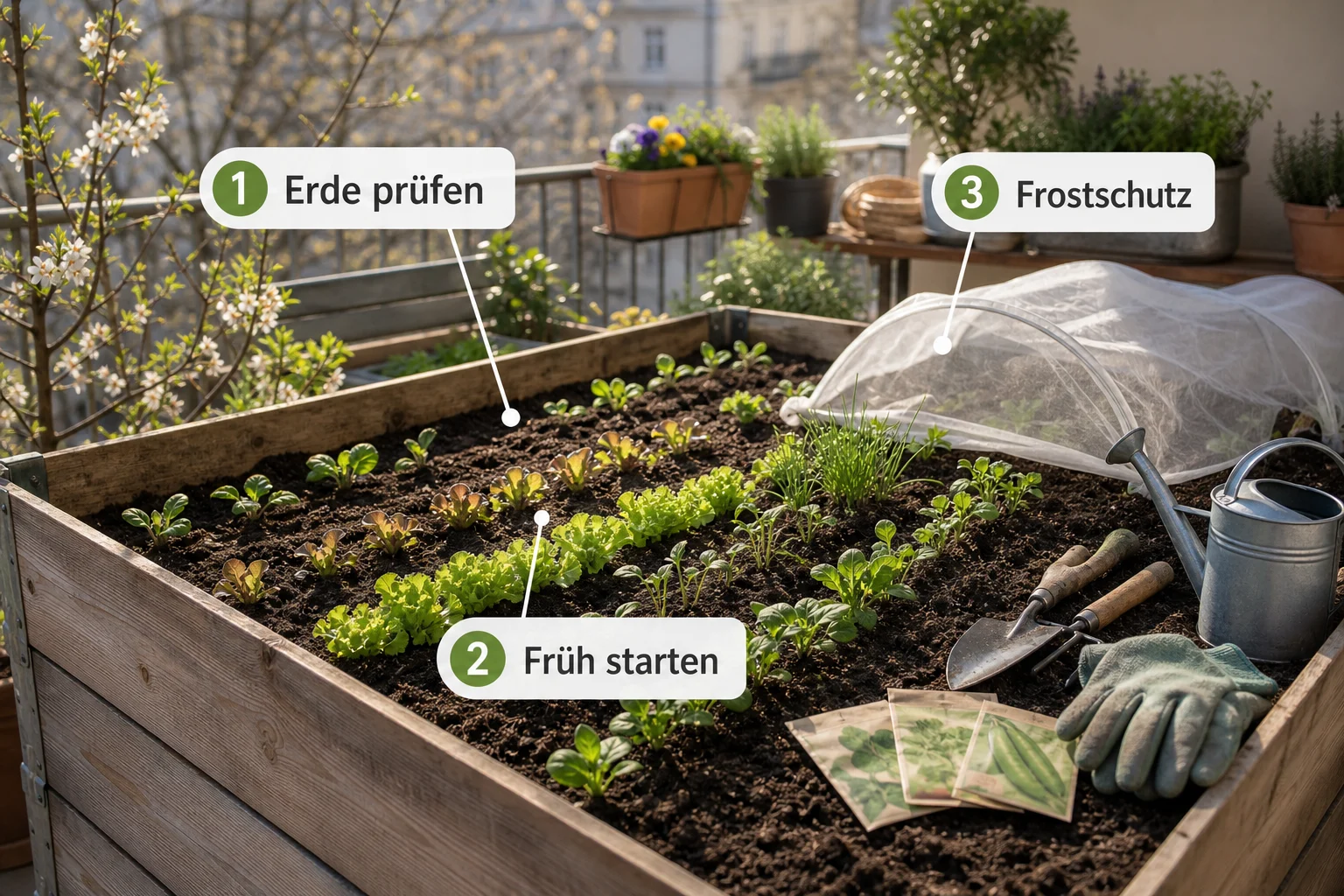 Infografik: Einführung: Was Sie zu hochbeet frühling bepflanzen zeitplan wissen sollten - Hochbeet Frühling Bepflanzen Zeitplan: Anleitung, Tipps und häufige Fehler