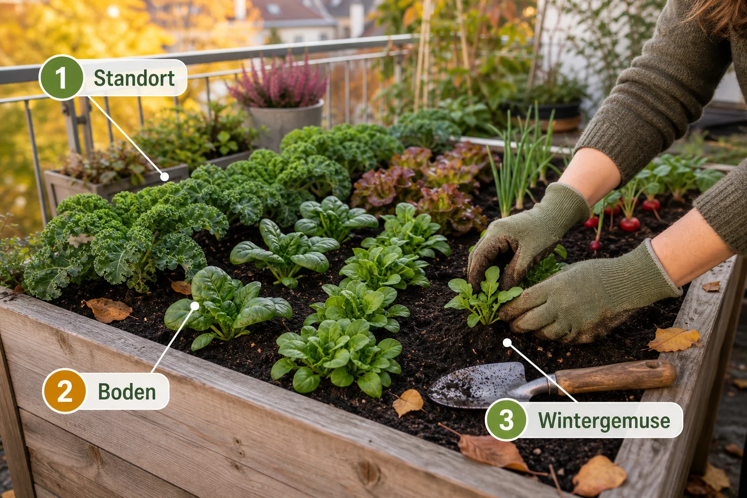 Infografik: Einführung: Was Sie zu hochbeet herbst bepflanzen wintergemüse wissen sollten - Hochbeet Herbst Bepflanzen Wintergemüse: Anleitung, Tipps und häufige Fehler