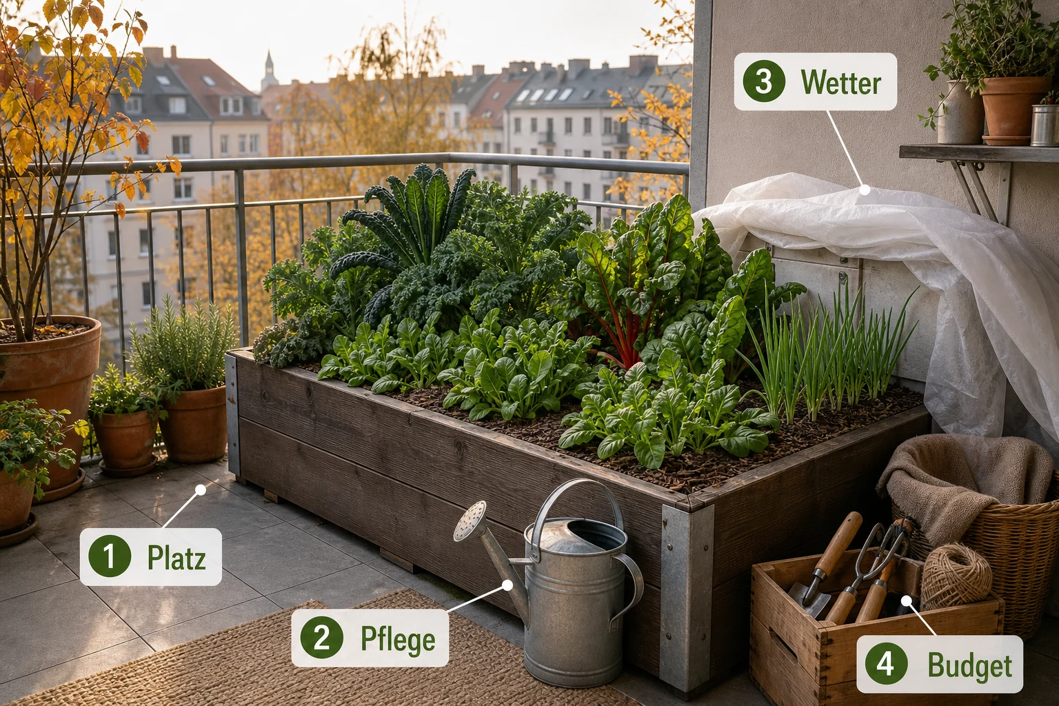 Infografik: Checkliste vor der Umsetzung - Hochbeet Herbst Bepflanzen Wintergemüse: Anleitung, Tipps und häufige Fehler