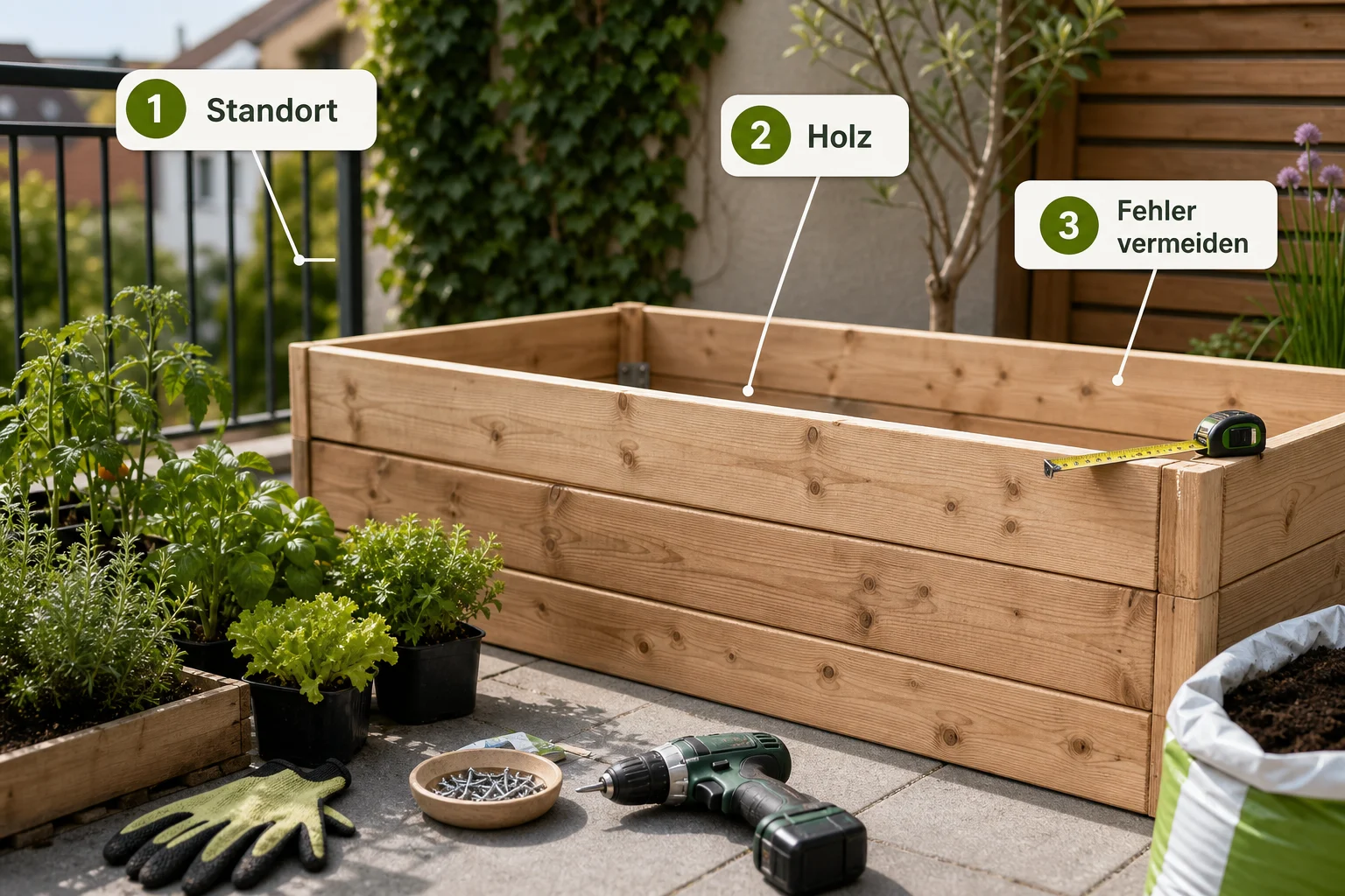 Infografik: Einführung: Was Sie zu hochbeet selber bauen holz anleitung wissen sollten - Hochbeet Selber Bauen Holz Anleitung: Schritt-für-Schritt erklärt
