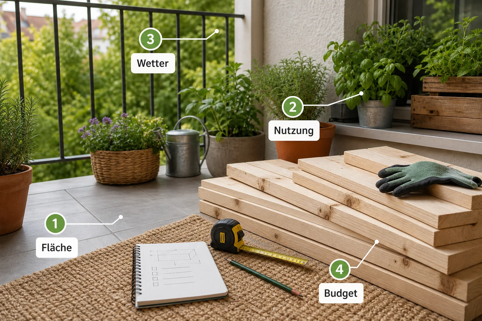 Infografik: Checkliste vor der Umsetzung - Hochbeet Selber Bauen Holz Anleitung: Schritt-für-Schritt erklärt
