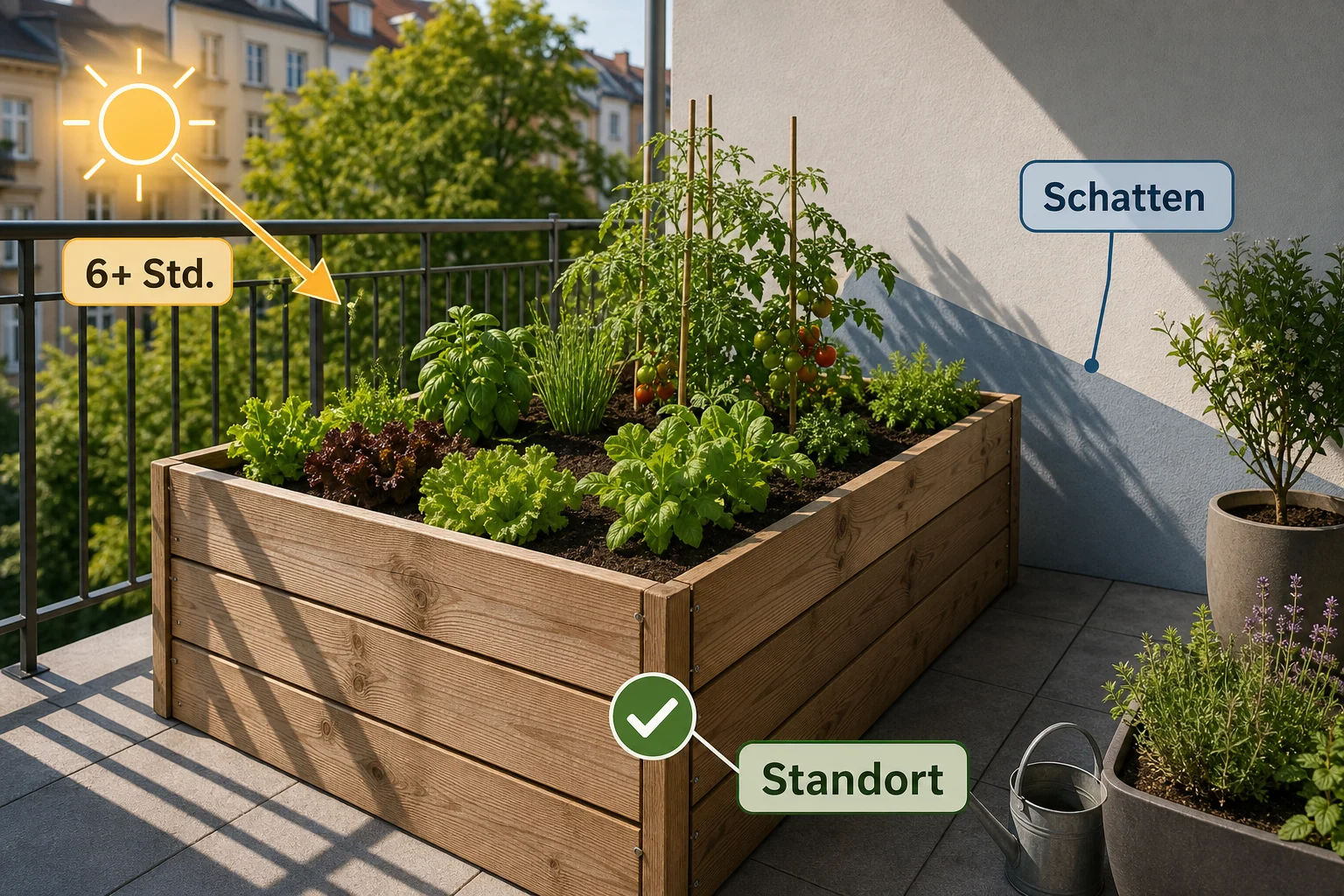 Infografik: Einführung: Was Sie zu hochbeet standort wieviel sonne wissen sollten - Hochbeet Standort Wieviel Sonne: Anleitung, Tipps und häufige Fehler