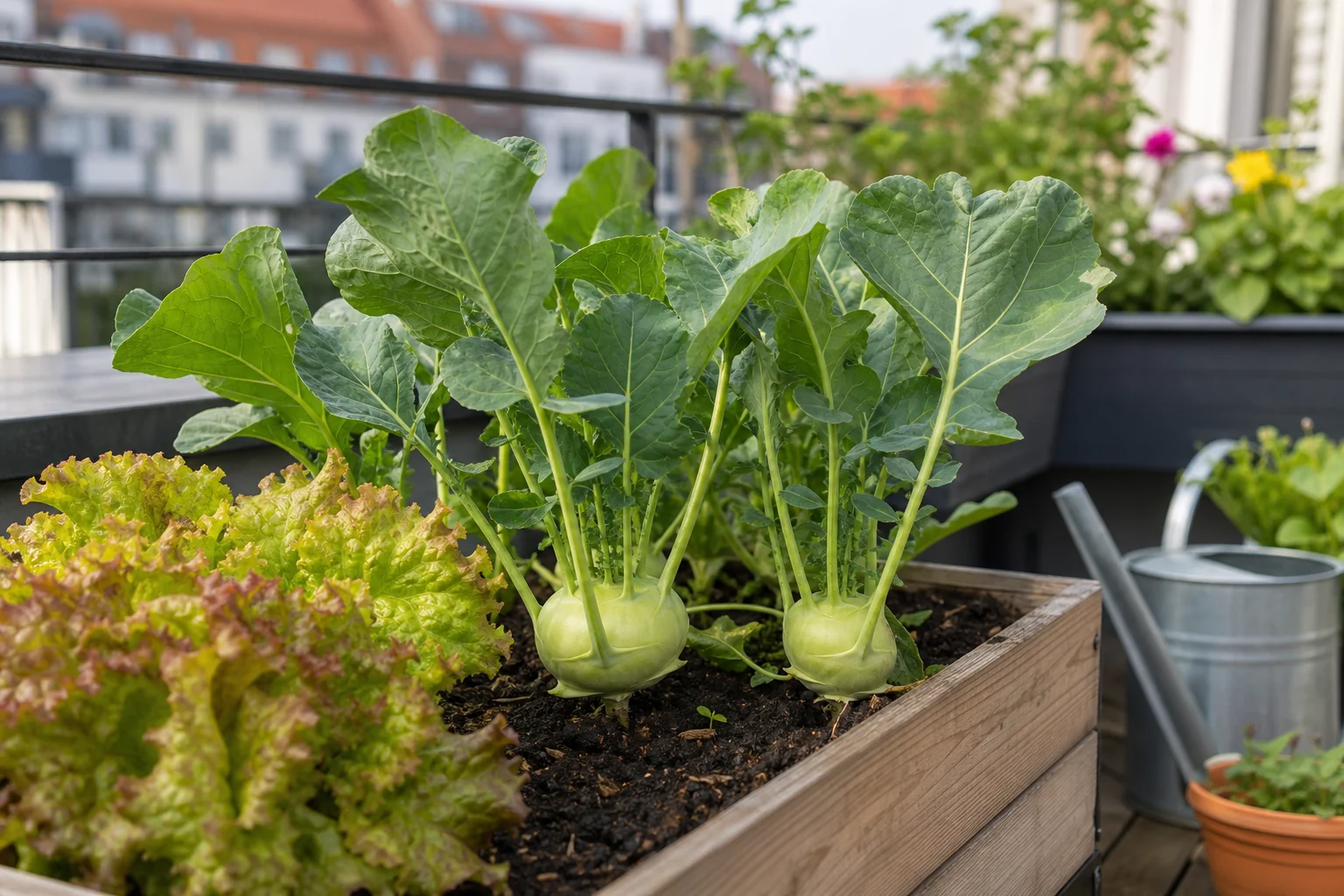 Kohlrabi anbauen: Zeitpunkt planen und richtig ernten