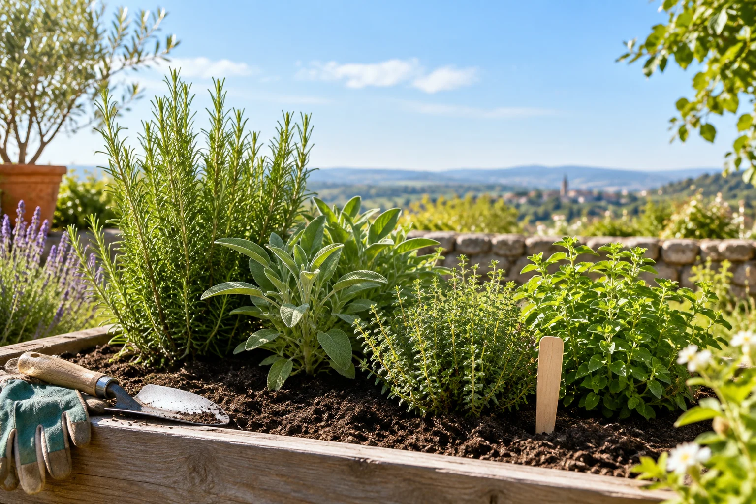 Foto: Wie erkennen Sie einen guten sonnigen Standort? - Kräuterbeet anlegen sonnig Ratgeber: Schritt für Schritt