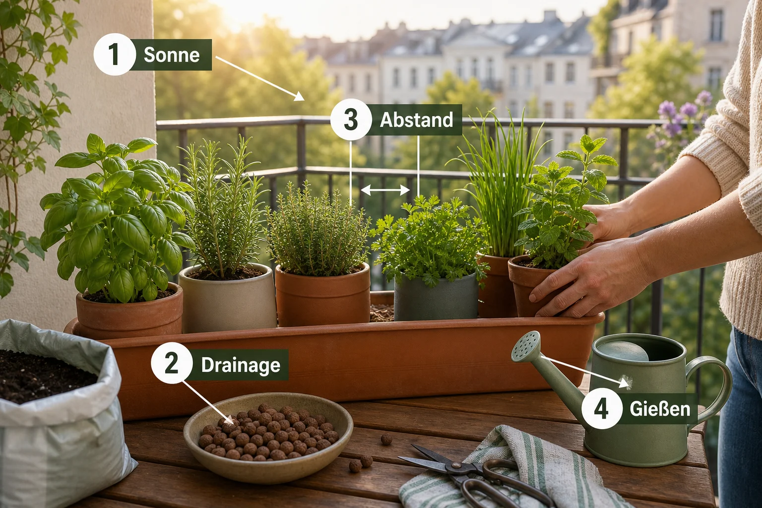 Infografik: Einführung: Was Sie zu kräutergarten anlegen anfänger balkon wissen sollten - Kräutergarten Anlegen Anfänger Balkon: Anleitung, Tipps und häufige Fehler