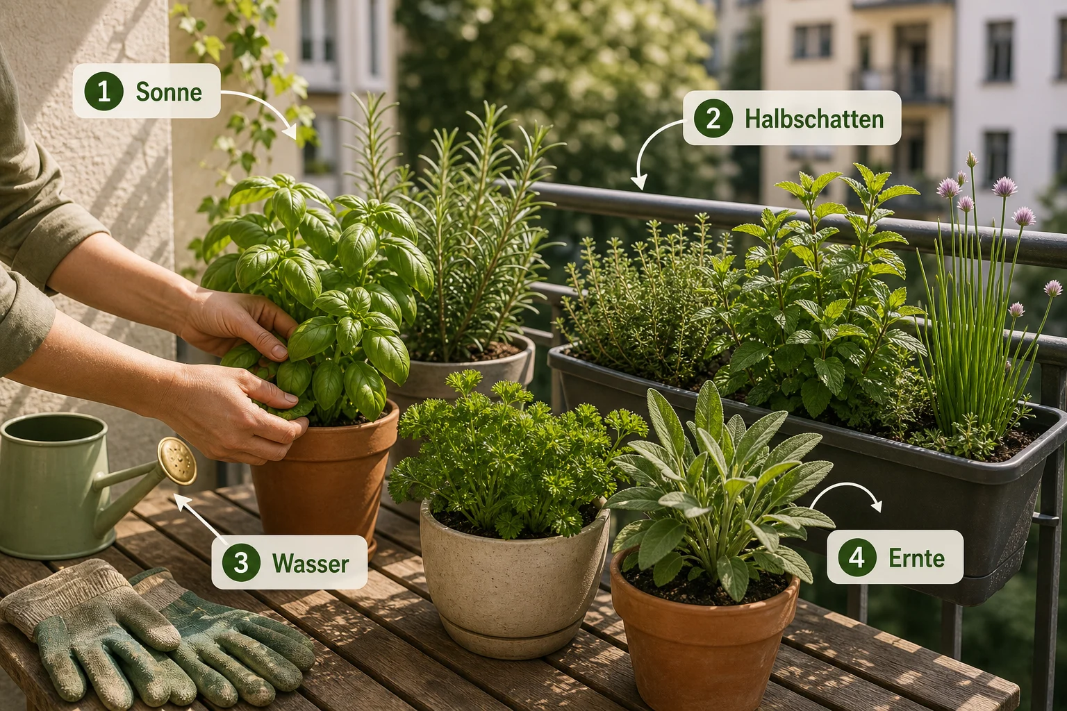 Infografik: Einführung: Was Sie zu kräutergarten balkon welche kräuter wissen sollten - Kräutergarten Balkon Welche Kräuter: Anleitung, Tipps und häufige Fehler