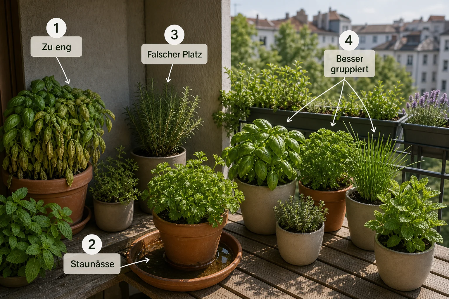 Infografik: Häufige Fehler und wie Sie sie vermeiden - Kräutergarten Balkon Welche Kräuter: Anleitung, Tipps und häufige Fehler