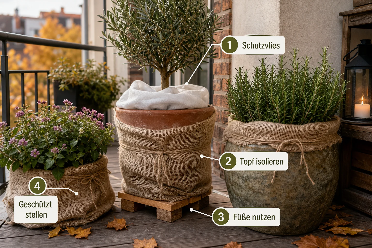 Infografik: Einführung: Was Sie zu kübelpflanzen balkon winterfest machen wissen sollten - Kübelpflanzen Balkon Winterfest Machen: Anleitung, Tipps und häufige Fehler