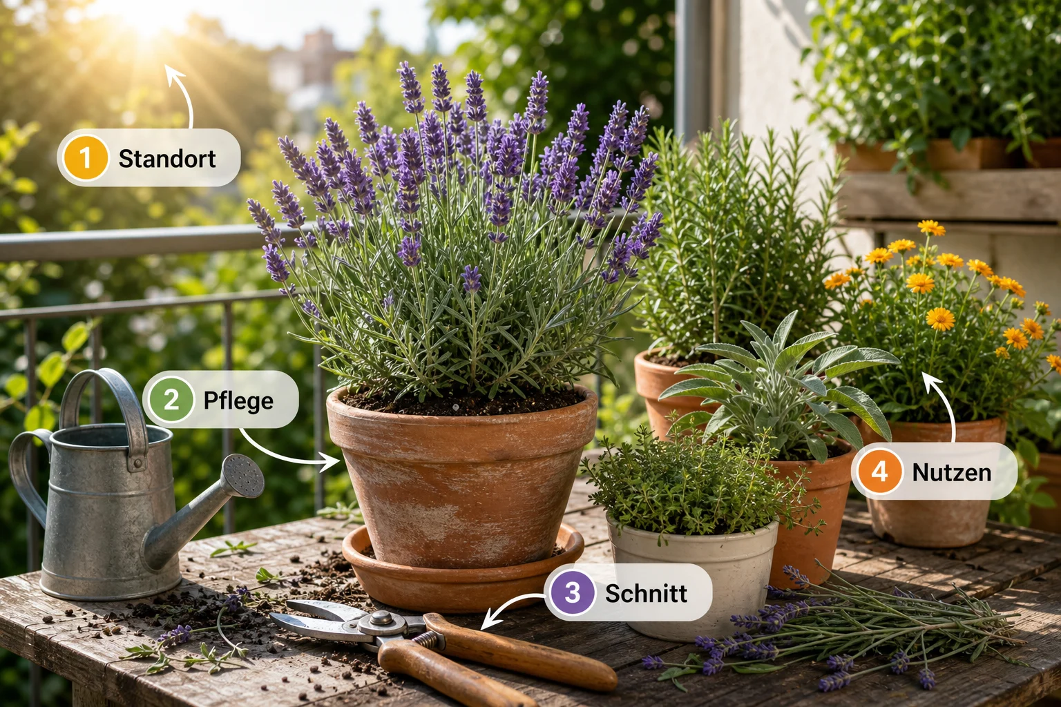 Infografik: Auswahlkriterien für Heilkräuter - Lavendel Pflege Schneiden Standort: Anleitung, Tipps und häufige Fehler