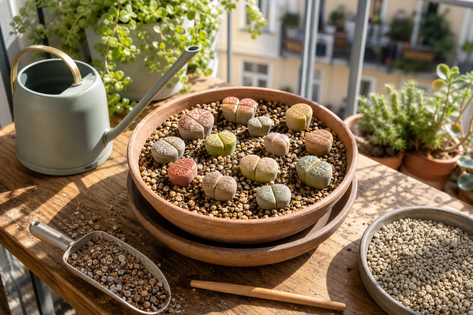 Foto: Einführung: Was Sie zu lithops pflege lebende steine wissen sollten - Lithops Pflege Lebende Steine: Anleitung, Tipps und häufige Fehler