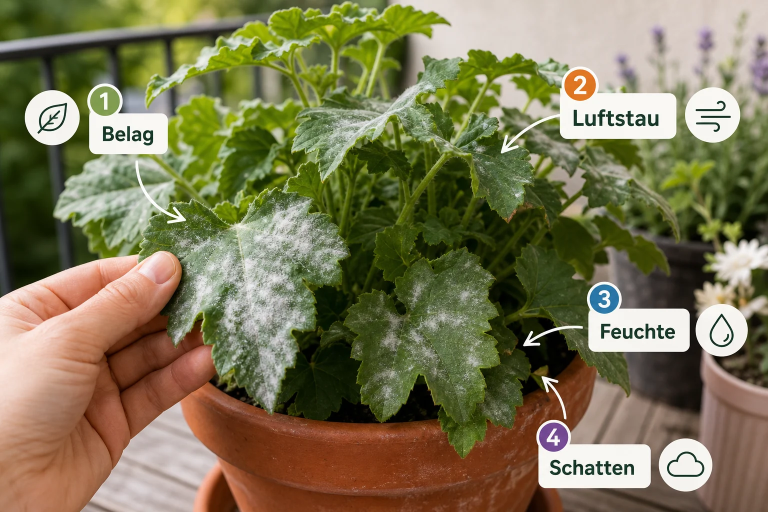 Infografik: Ursachen erkennen und sicher einordnen - Mehltau Bekämpfen Pflanzen Hausmittel: erkennen, vorbeugen und lösen