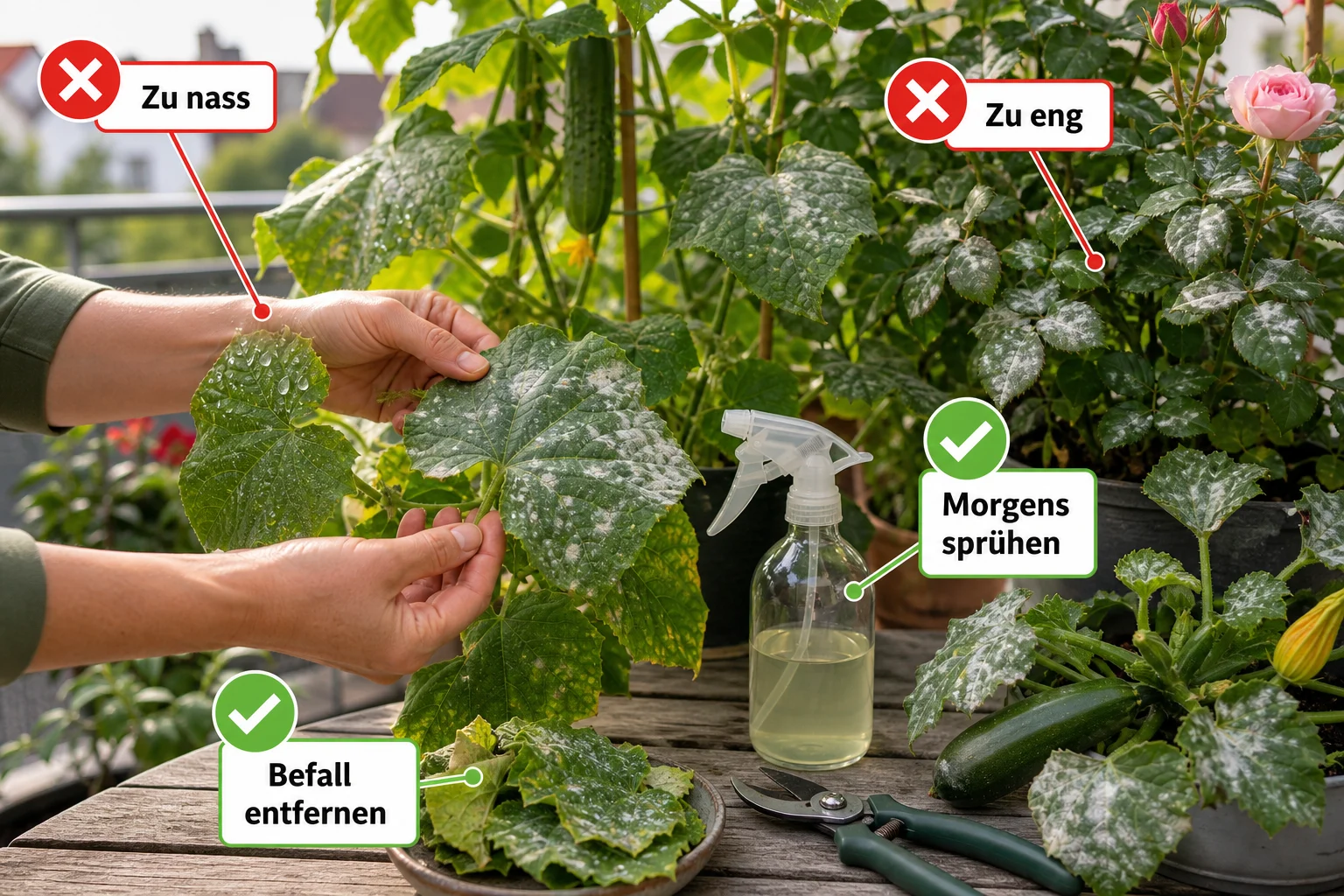 Infografik: Häufige Fehler und wie Sie sie vermeiden - Mehltau Bekämpfen Pflanzen Hausmittel: erkennen, vorbeugen und lösen