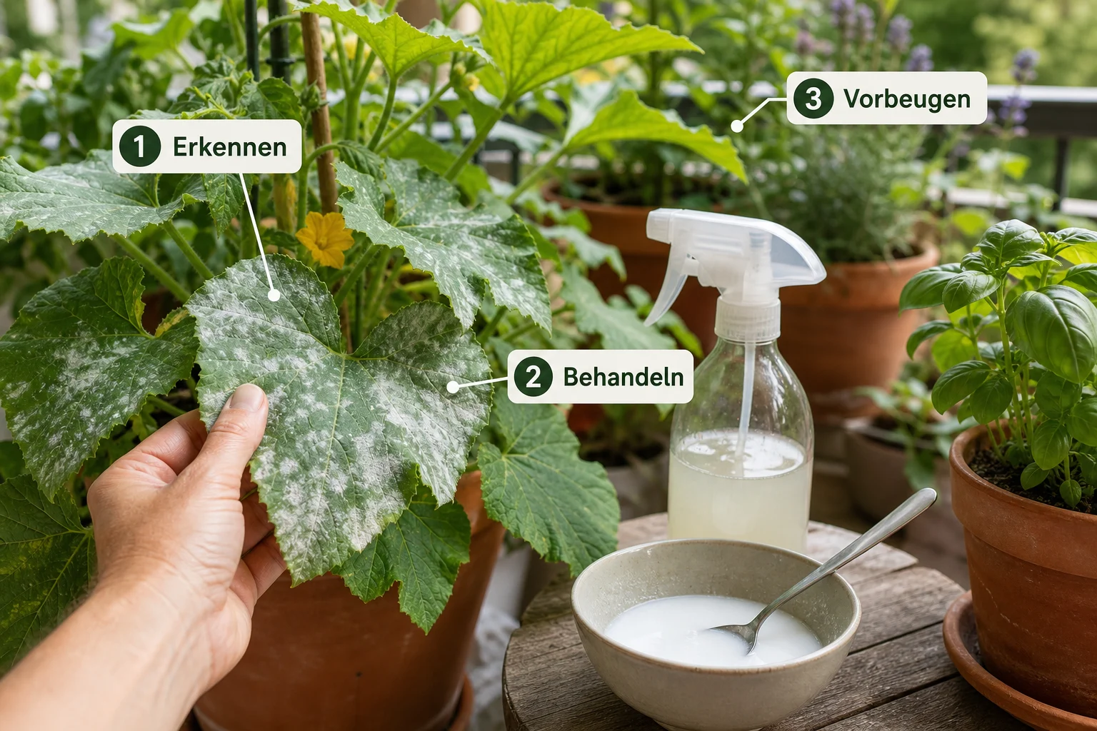 Infografik: Fazit - Mehltau Bekämpfen Pflanzen Hausmittel: erkennen, vorbeugen und lösen