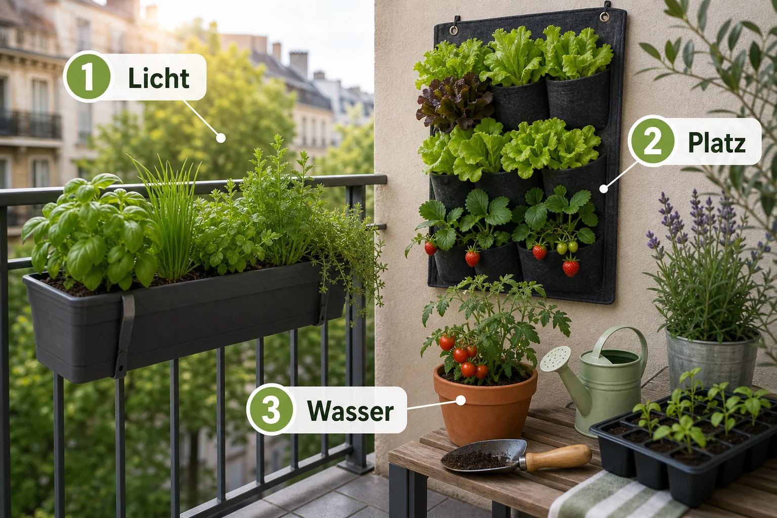 Infografik: Einführung: Was Sie zu micro gardening balkon anfänger wissen sollten - Micro Gardening Balkon Anfänger: Anleitung, Tipps und häufige Fehler