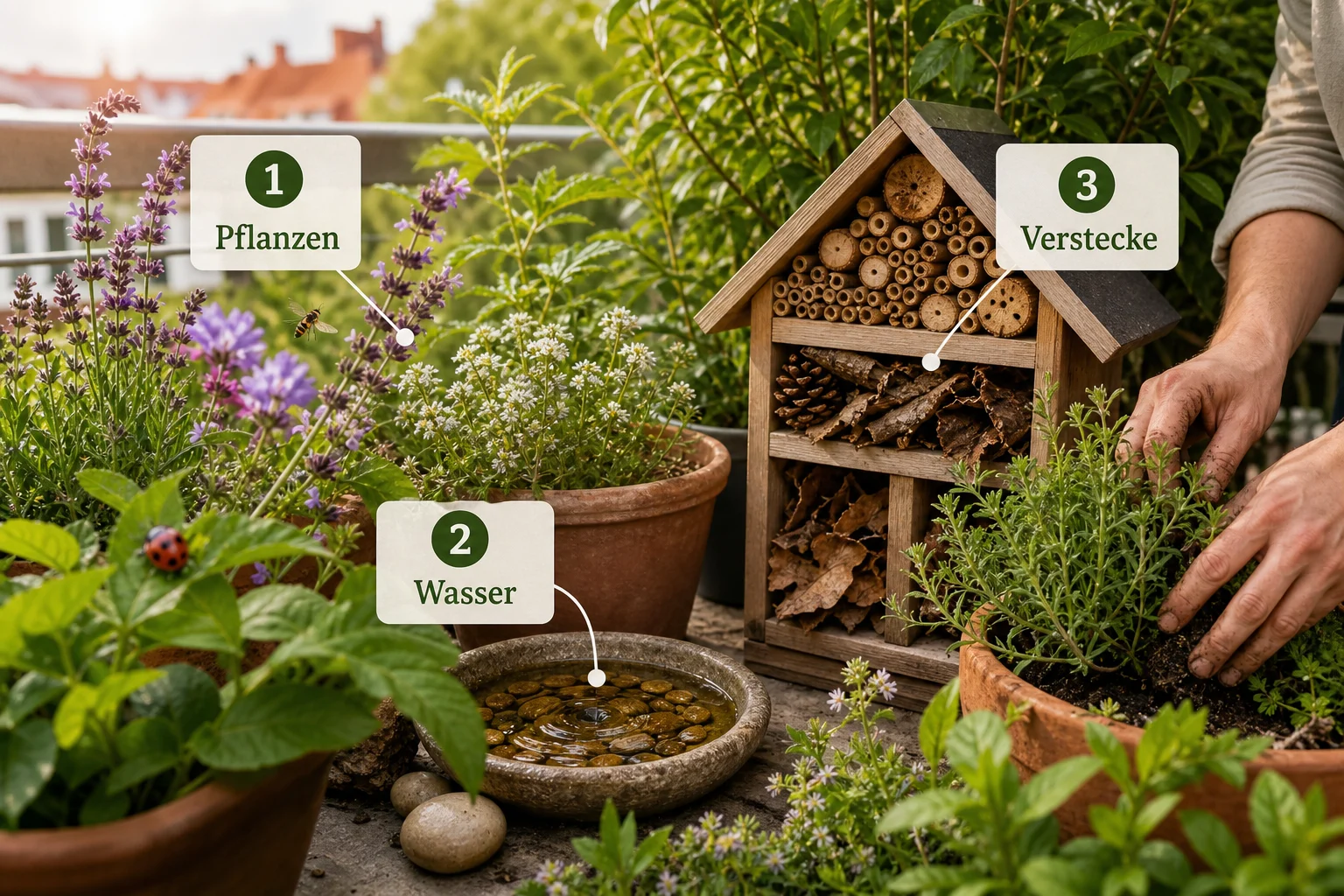 Infografik: Fazit - Nützlinge Garten Ansiedeln Liste: Anleitung, Tipps und häufige Fehler