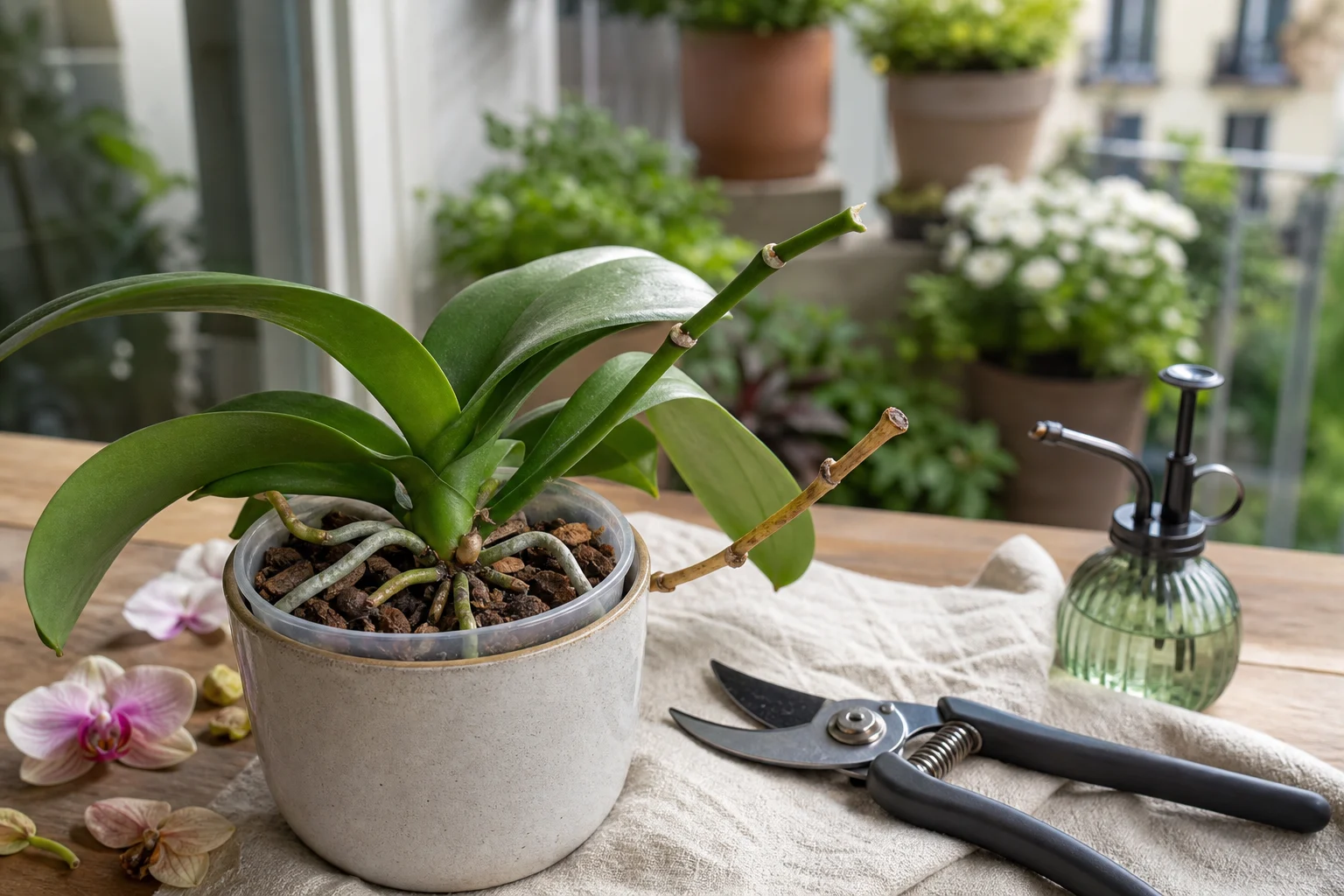 Foto: Einführung: Was Sie zu Orchideen nach Blüte pflegen schneiden wissen sollten - Orchideen nach Blüte pflegen schneiden: Anleitung, Tipps und häufige Fehler