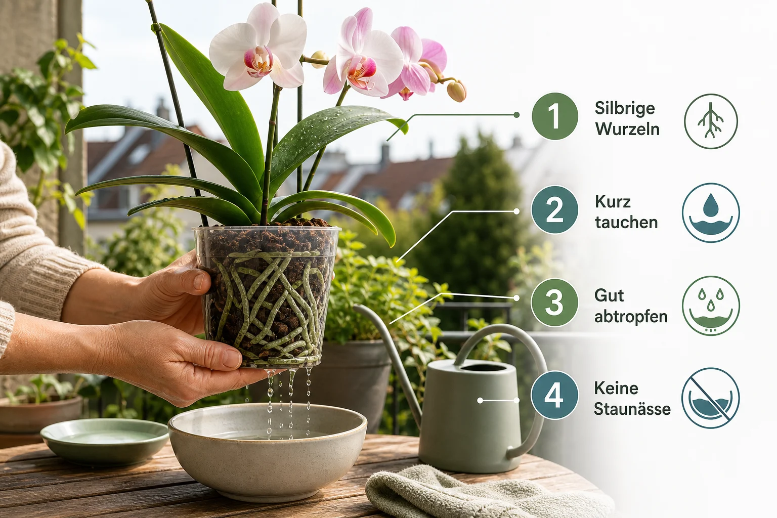 Infografik: Einführung: Was Sie zu orchideen richtig gießen anfänger fehler wissen sollten - Orchideen Richtig Gießen Anfänger Fehler: Anleitung, Tipps und häufige Fehler