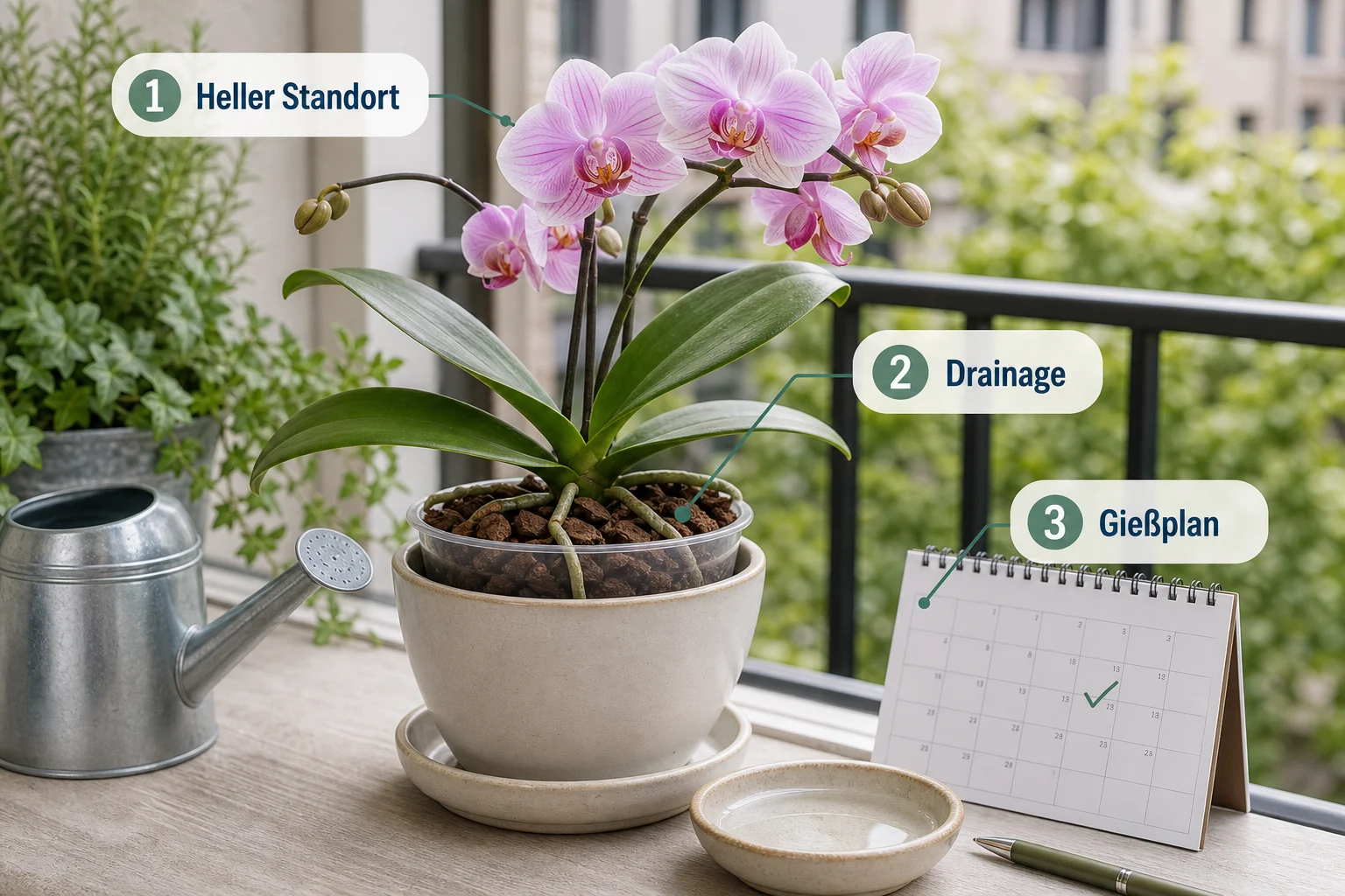 Infografik: Voraussetzungen, Standort und richtige Planung - Orchideen Richtig Gießen Anfänger Fehler: Anleitung, Tipps und häufige Fehler