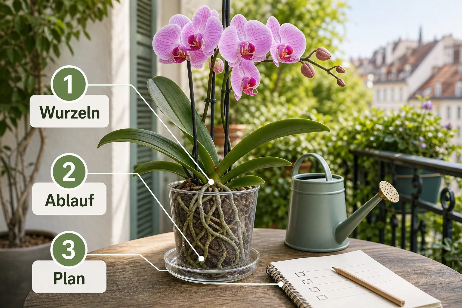 Infografik: Fazit und nächste Schritte - Orchideen Richtig Gießen Anfänger Fehler: Anleitung, Tipps und häufige Fehler