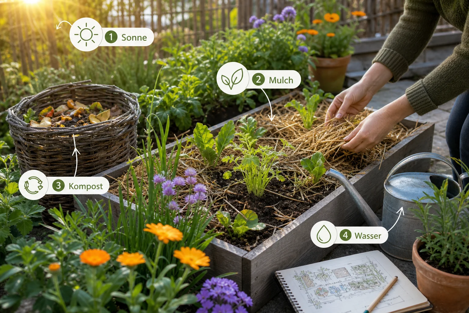Infografik: Einführung: Was Sie zu permakultur garten anlegen anfänger wissen sollten - Permakultur Garten Anlegen Anfänger: Anleitung, Tipps und häufige Fehler